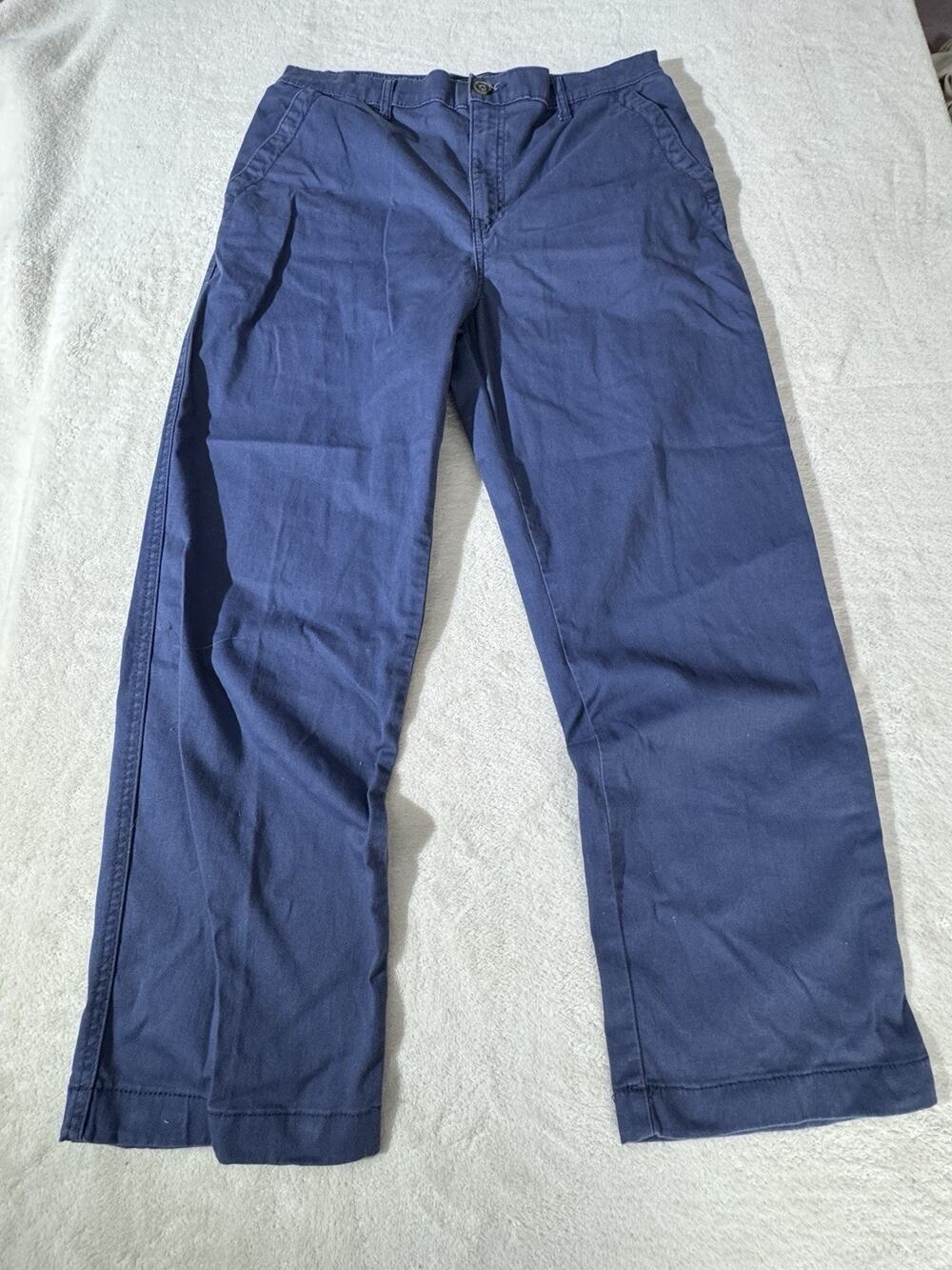 Womens G. H. Bass Co. Chino Pants Navy Blue Sz 8